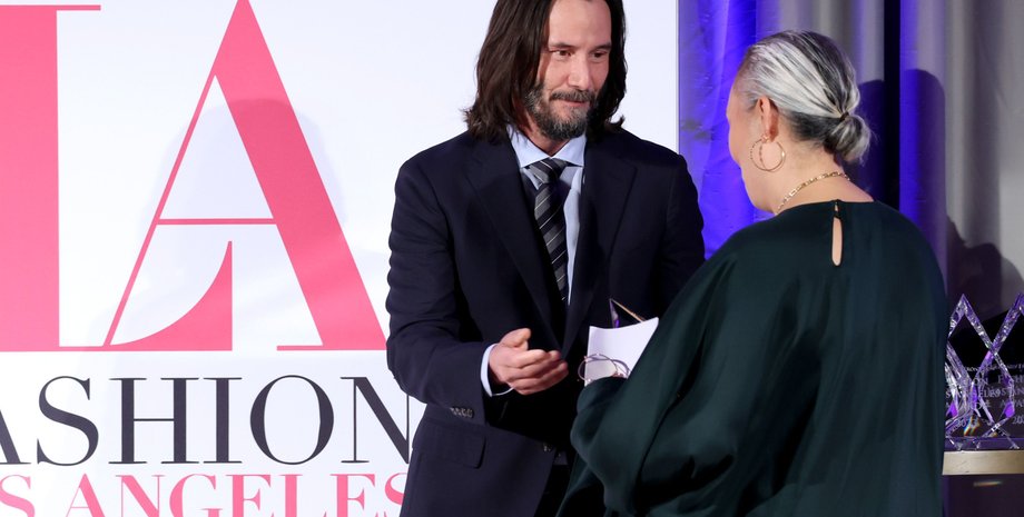 Киану Ривз, Жанна Янг,  The Daily Front Row, церемония