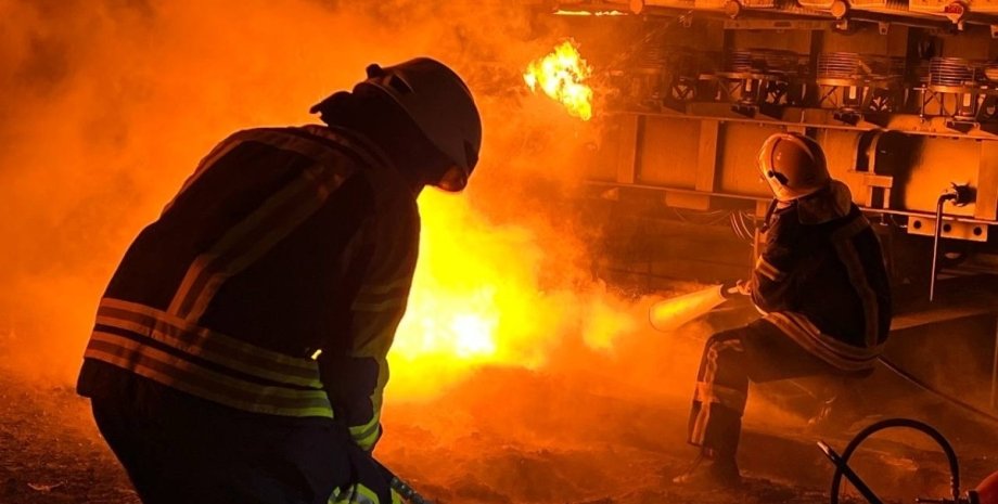 госЧС, огонь, ракетный удар, энергетика