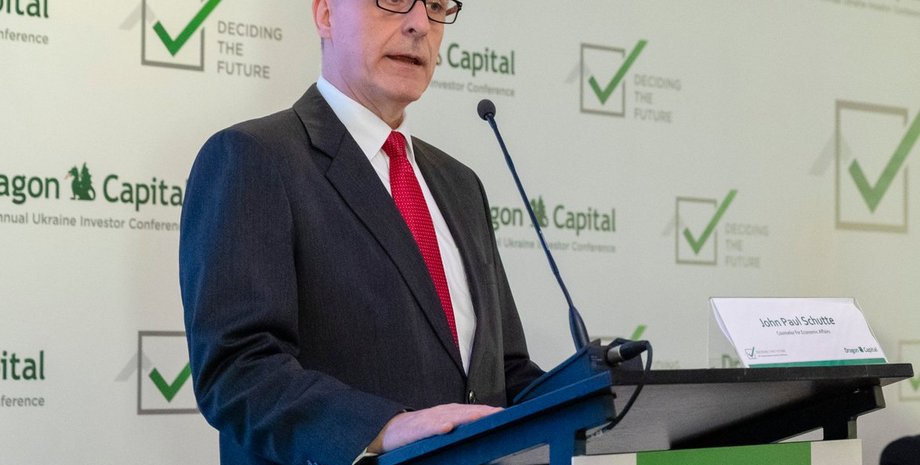 Джон Шютте / Фото: twitter/USEmbassyKyiv