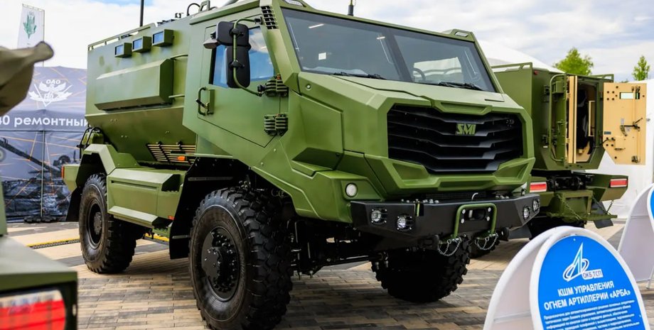 командно-штабная машина управления огнем артиллерии "Арба", арба, машина, беларусь