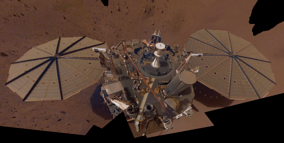 посадочный модуль InSight, Марс, фото