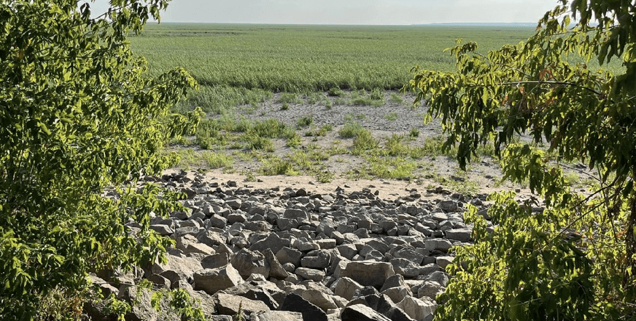 каховське водосховище На місці Каховського водосховища піднімаються дерева