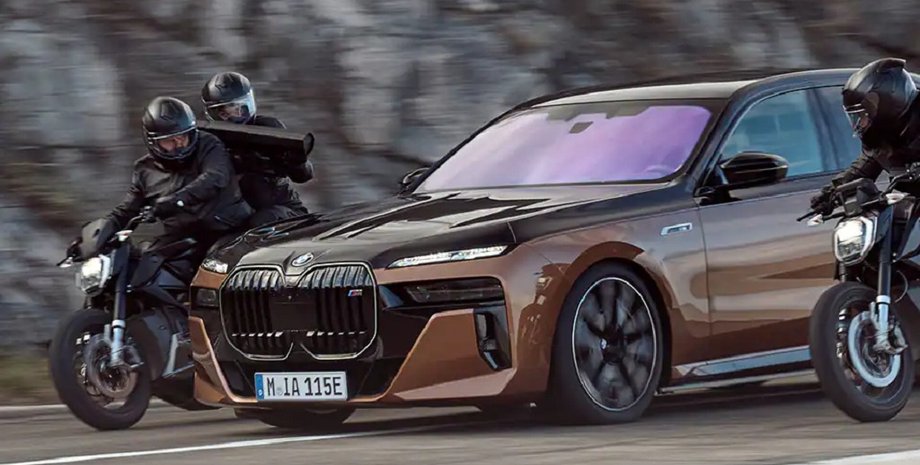 BMW i7, короткометражки BMW, Ума Турман, электромобиль BMW