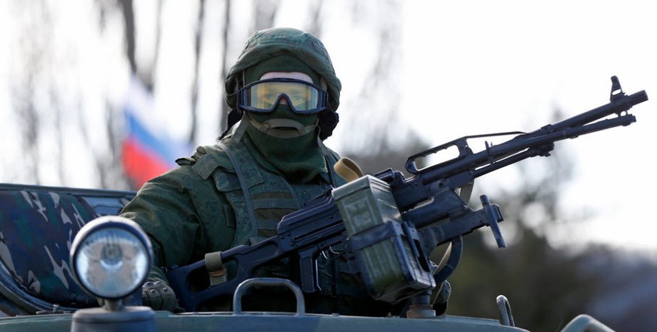 Российский военный, танк,