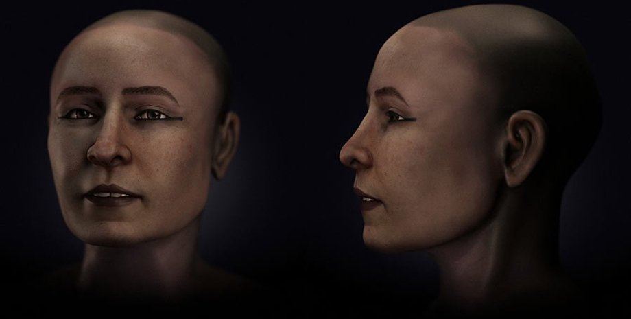 реконструкція, мумія, фото