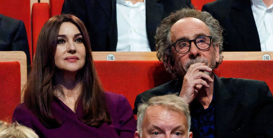 Тим Бертон и Моника Беллуччи, Моника Беллуччи фото, Моника Беллуччи роман, Моника Беллуччи отношения