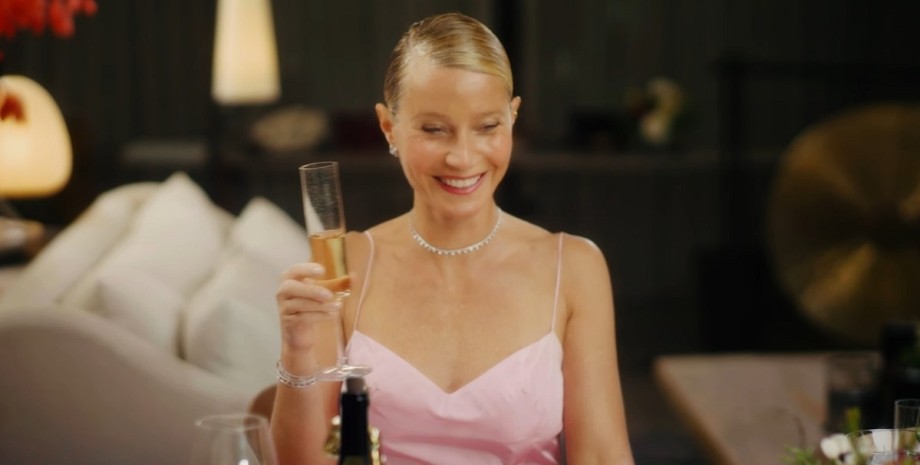 Гвинет Пэлтроу Гвинет Пэлтроу, розовое платье, церемония оскар