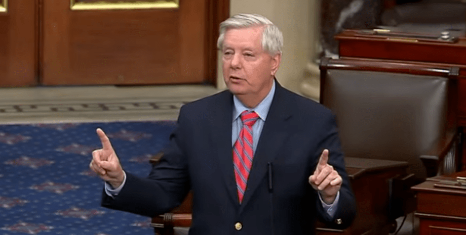 Сенатор Линдси Грэм Сенатор, Линдси Грэм, США, мобилизация, война, Украина, фото