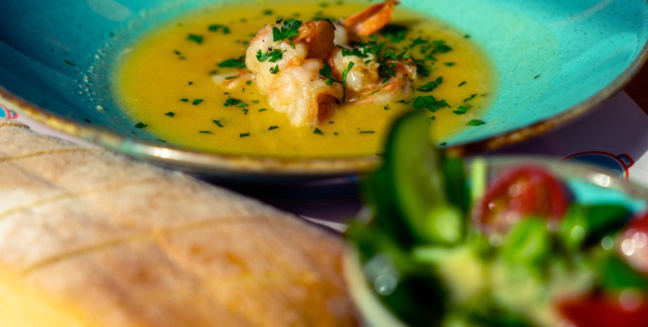 суп с креветками, рецепт супа, рецепт крем-супа, суп из очисток креветок, суп из панцирей креветок, французский суп