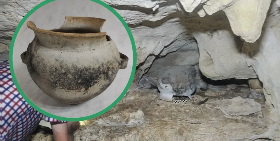 майя артефакт горшок пещера находка мексика археология археологи находка мексика археология археологи