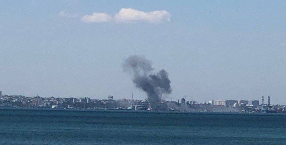 ракетный удар по порту Одессы, порт Одессы обстреляли ракетами, ракеты "Калибр", реакция ООН на ракетный обстрел