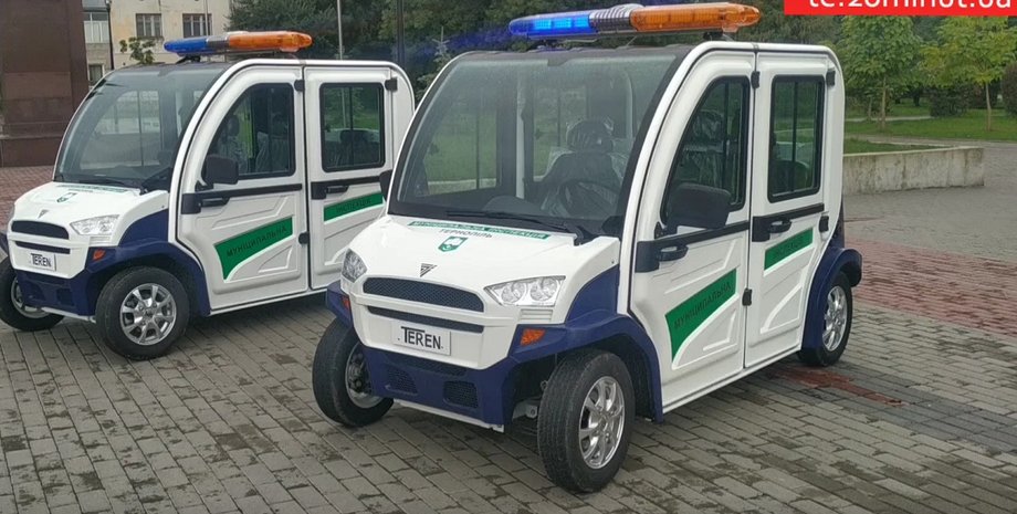 Teren, электромобиль Teren, патрульные электромобили
