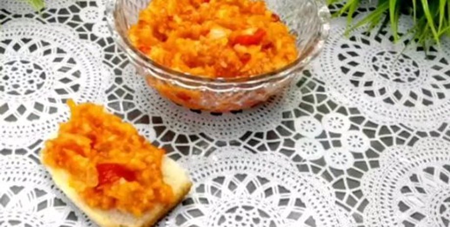 салат с рисом, заготовки