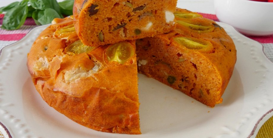 томатный пирог, пирог из овощей