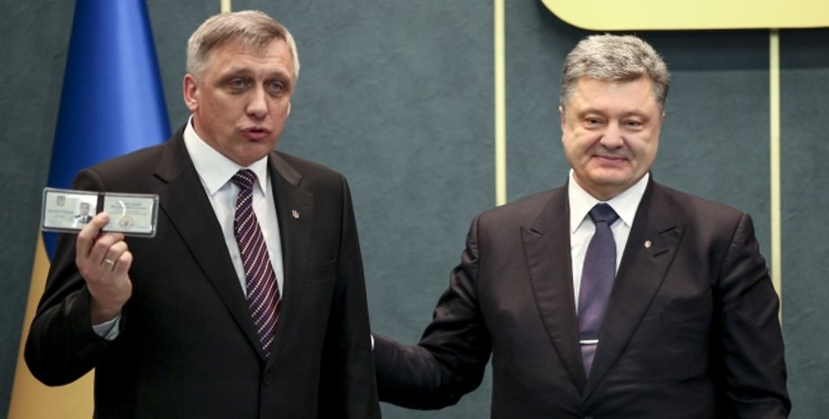 Петр Порошенко и Андрей Загородный, 6 марта / Фото пресс-службы президента