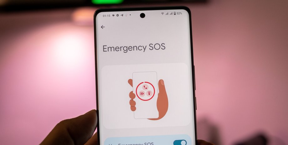 Emergency SOS Android смартфон