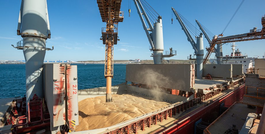 зерно порт урожай судно