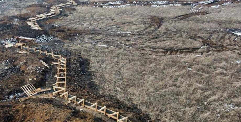 Фортификационные сооружения ВСУ