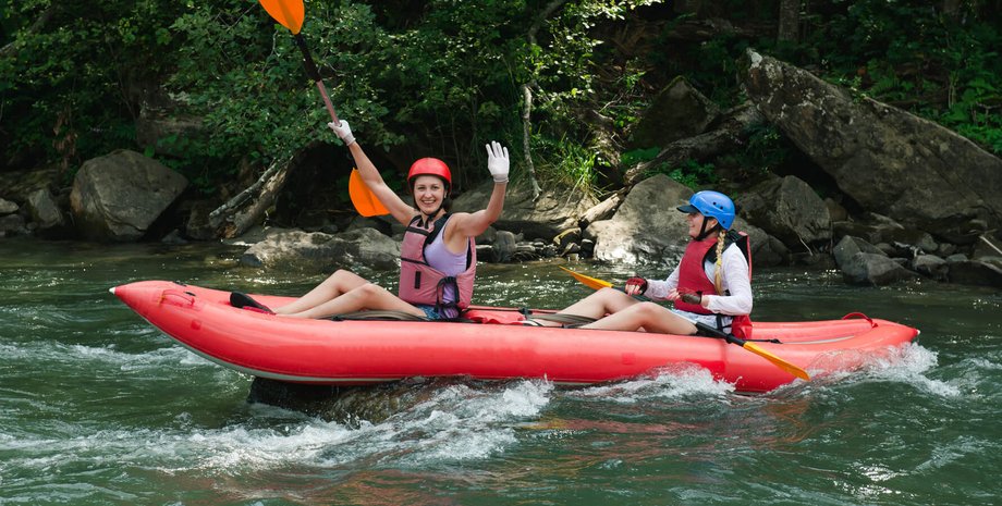 рафтинг на реке