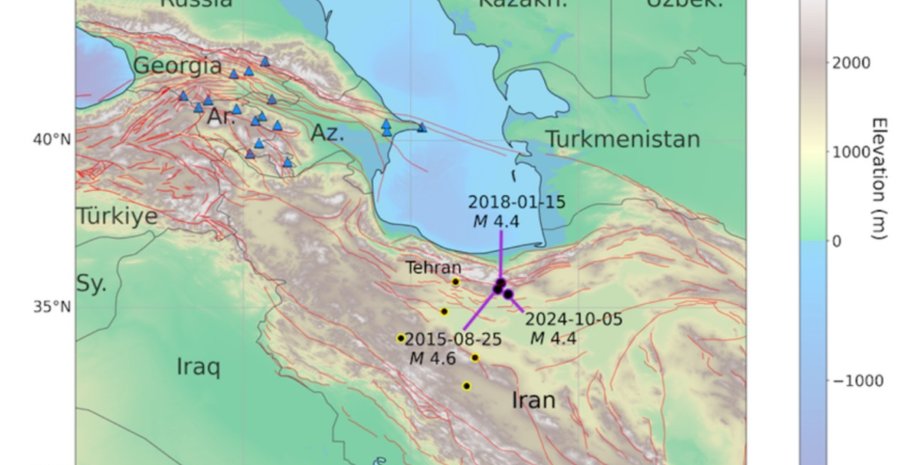 землетрясение, Иран