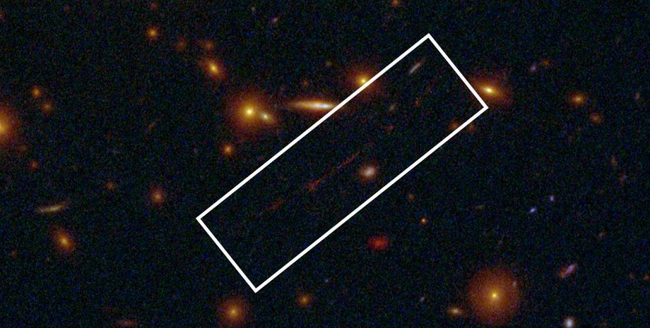 звезда Эарендель, космос, рамка, фото