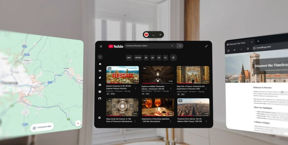 Окуляри доповненої реальності Google на Android XR