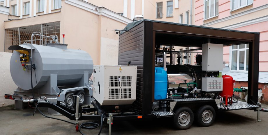 Опалювальний сезон, мобільна котельня