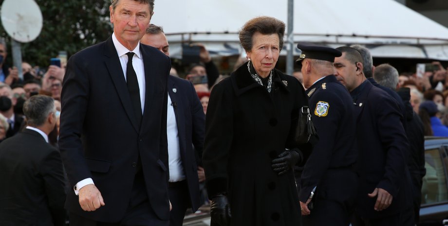 похороны короля константина греция, греческий король, принцесса анна, прощание в афинах