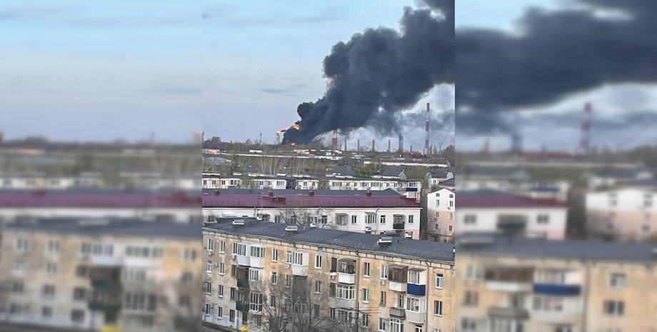 Новокуйбишевський НПЗ пожежа Новокуйбишевський НПЗ