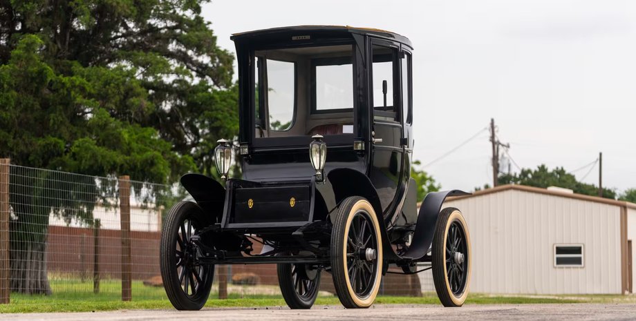 Waverly Model 93 Brougham 1913, Waverly Model 93, Waverly Electric, электромобиль Waverly