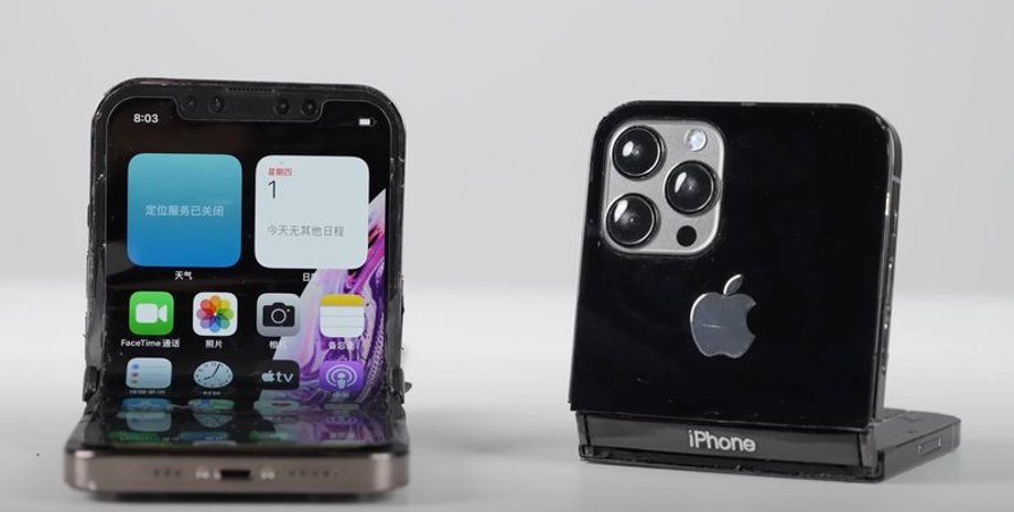 смартфон, iPhone, телефон, фліппер, розкладачка, Apple