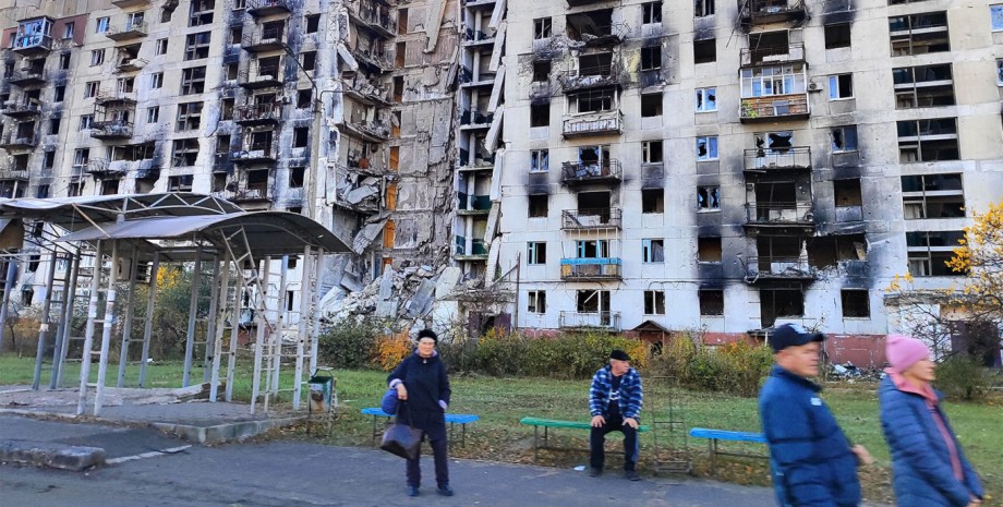 Российская оккупация, украинцы, уничтоженные дома