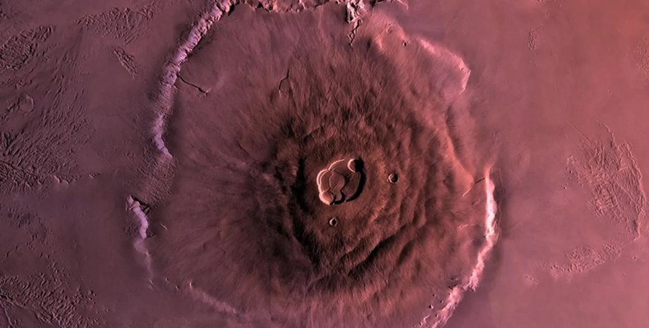 гора Олимп Марс