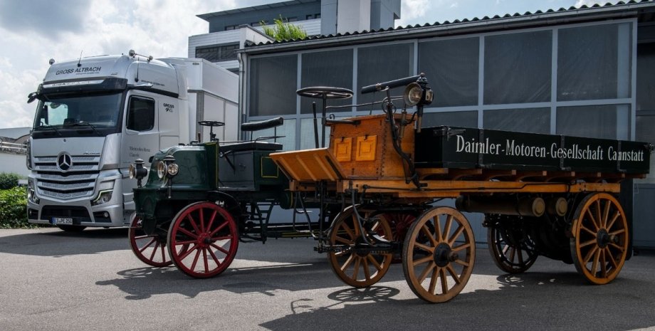 Daimler Lastwagen, первый в мире грузовик, грузовые авто, грузовики, грузовики Daimler