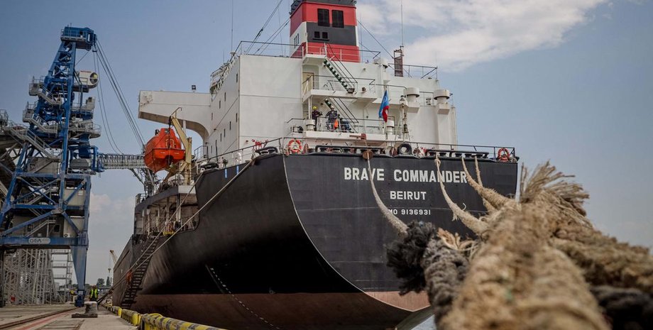 корабль, сухогруз, порт