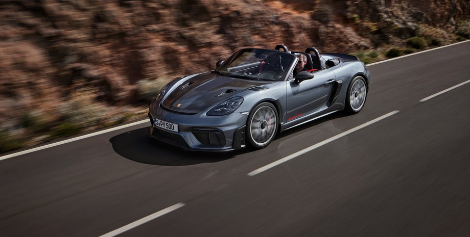Porsche, Porsche 718, Porsche 718 Spyder RS, Porsche Boxster, Авто, Автомобілі, Спорткар, Новинки, Фото, Трек