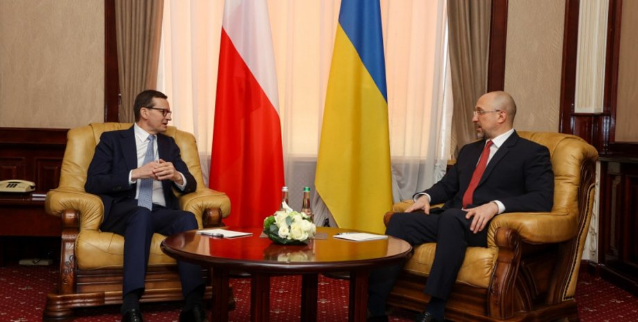 Денис Шмыгаль, Матеуш Моравецкий, нападение России, помощь Украине, Украина-Польша