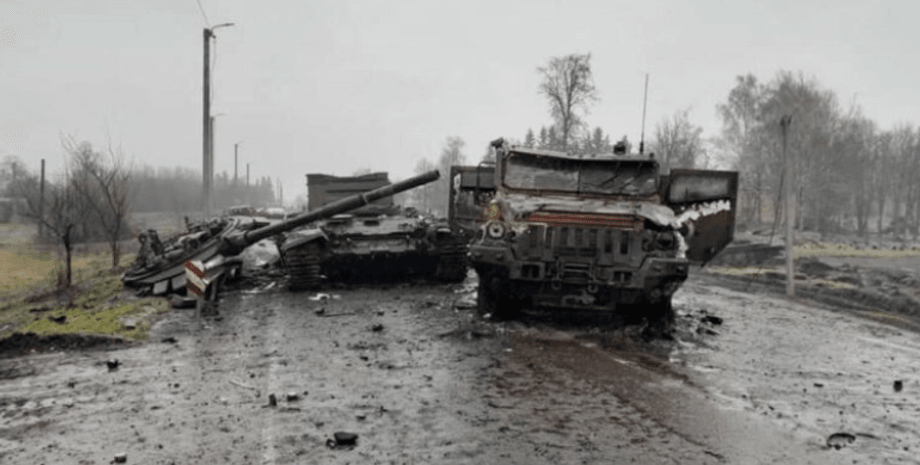 Разбитая техника РФ