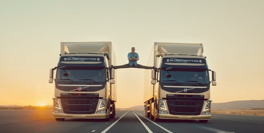 ван дамм реклама вольво