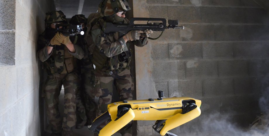 франция, армия, роботы, технологии, военные