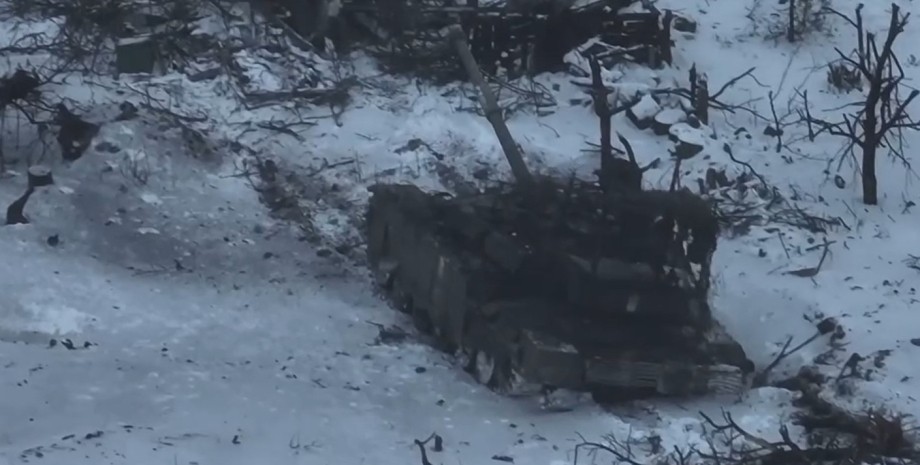 російський танк Т-90М, підбитий танк Т-90М