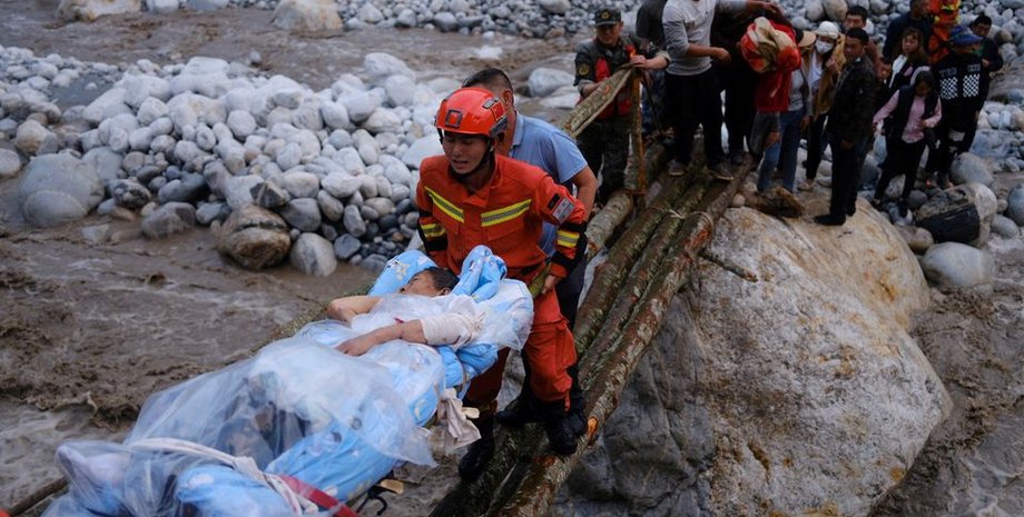 Землетрясение в Китае