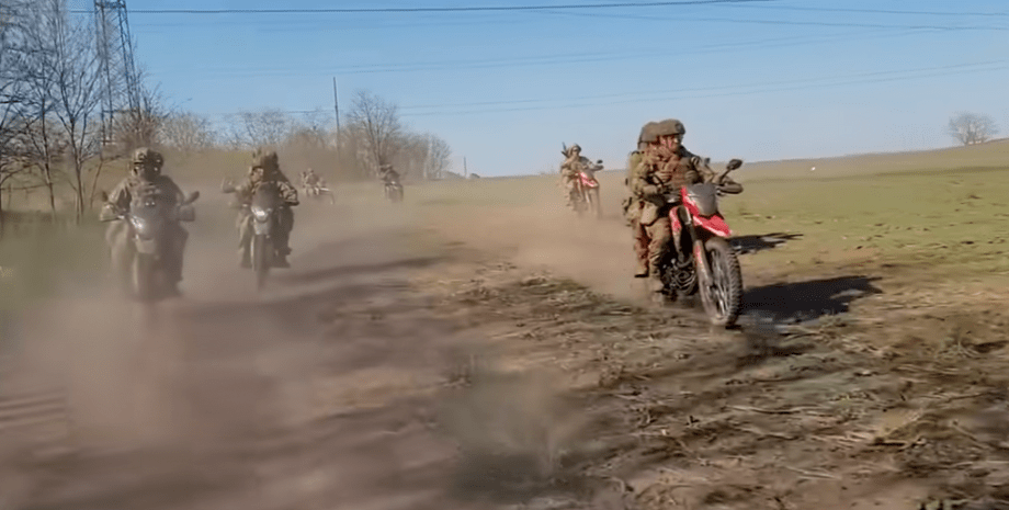 Мотоциклетная рота в ВСУ Мотоциклетная рота в ВСУ
