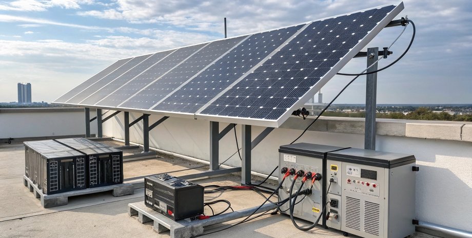 Солнечная электростанция Солнечная электростанция на крыше