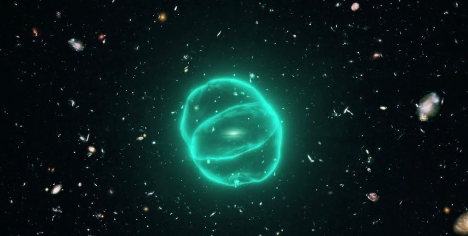 странные радиокруги, космос, звезды, фото