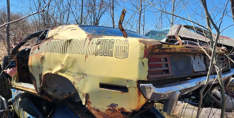 Plymouth AAR Cuda, Dodge Challenger, ретро авто, спорткари 70-х