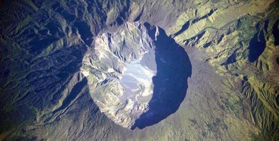 Вулкан Тамбора. Фото: NASA