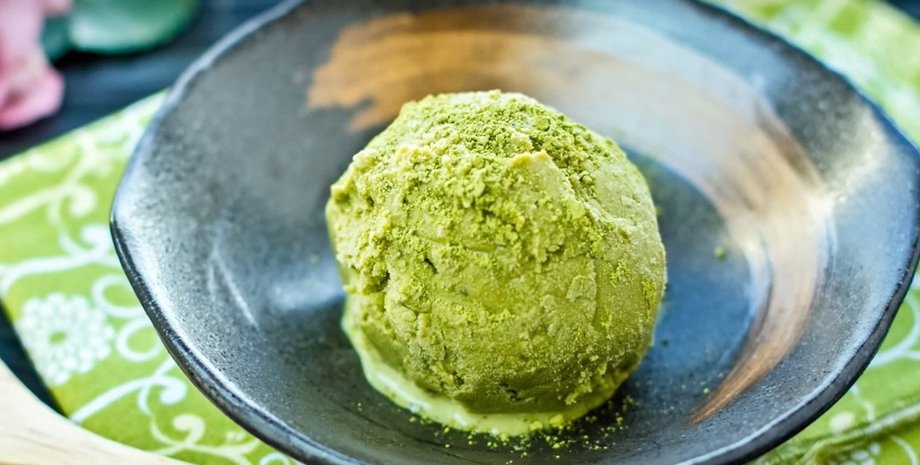 Мороженое с матча, мороженое, рецепт мороженого, мороженое рецепт