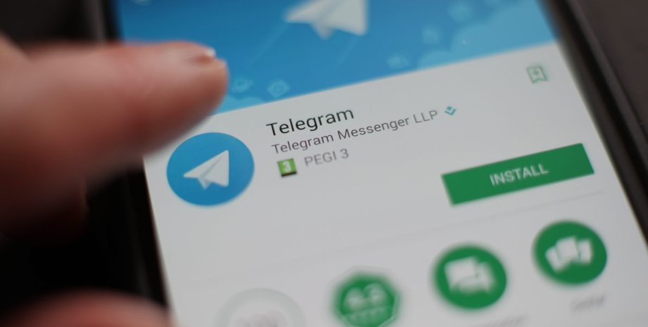 Telegram, мессенджер, смартфон