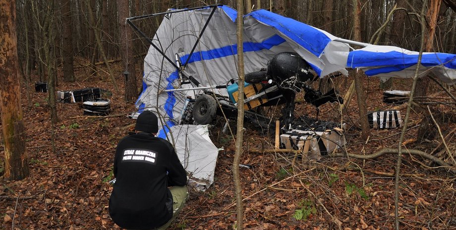 польша, украина, сигареты, контрабанда, дельтаплан